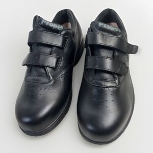 Propet Vista Strap Shoes Womens Size 10 Black Adjustable W3915 Comfort